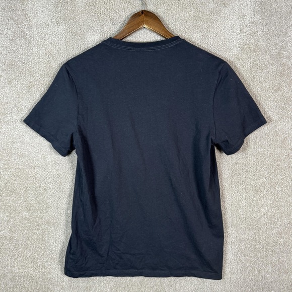 Everlane Uniform Shirt Mens Small Black Organic Cotton V-Neck Short Sleeve Tee - Picture 8 of 9